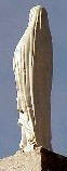 Imagen de la Virgen ubicada sobre El Pen